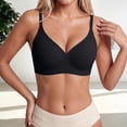 thumbnail image 1 of Lumistal Bras for Women No Underwire Jelly Bras Wireless Push Up Bra V Neck Seamless Full Coverage Bralette No Underwire Comfy Thin Breathable Everyday Bra Bras for Women S, 1 of 3