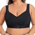 thumbnail image 1 of Lumistal Bras for Women No Underwire Front Closure Wireless Full Cup Bra Side Breast Support Anti Sagging Comfort Bra Plus Size Bras for Women XL, 1 of 6