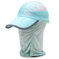 thumbnail image 1 of Lumistal Bsaeball Cap for Women with Elastic Cooling Face Covering Sun Protection Neck Shade Mesh Cap Baseball Cap Covering Sun Hat Foldable Fishing Hat Outdoor Mint Green One Size, 1 of 2