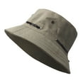 thumbnail image 1 of Lumistal Bucket Hat for Women Adult Men And Women Cap Fashion Cap Outdoor Sun Hat Travel Casual Pot Bucket Hat Sun Hats for Women Khaki One Size, 1 of 1