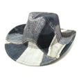 thumbnail image 1 of Lumistal Cowboy Hats for Women Western Cowboy Hat For Women Man Wide Brim Cowboy Hat For Costume Dress Up Cosplay Cowboy Hat Cowgirl Outfits for Women Sky Blue M, 1 of 6