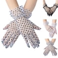 thumbnail image 1 of Lumistal Fishnet Gloves for Women Women Lace Glove Short Lace Glove Floral Courtesy Lace Glove For Wedding Tea 1950's Party Costume Gloves for Women One Size, 1 of 2