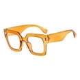 thumbnail image 1 of Lumistal Retro Sunglasses for Women Thick Frame Vintage Square Frame Sun Glasses Fashion Oversized Sunglasses for Women Trendy Summer Multicolor Sunglasses Daily Accessories Yellow One Size, 1 of 5