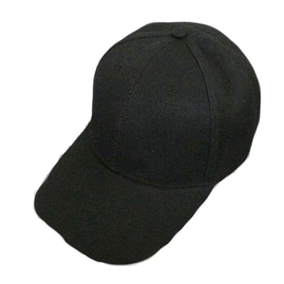 Lumistal Scrub Caps for Women Plain Hat Solid Color Adjustable Hat Unisex Vintage Washed Unstructured Baseball Cap Dad Hat Sun Hats for Women Black One Size