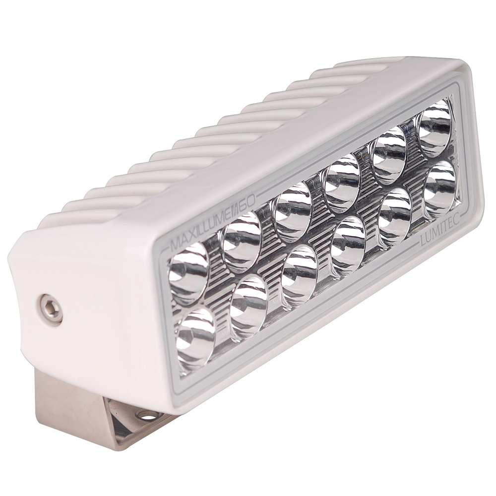 9" White and Clear H60 Trunnion Mount LED Flood Light
