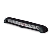Lumitec Razor Flood Light Bar Flush Mount White LED Black Housing 12/24v