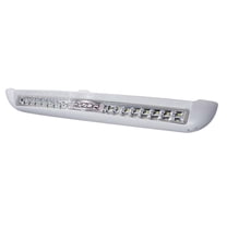 Lumitec Razor Light Bar - Flood - White Housing w/Inverted Logo Flush Mount 101590