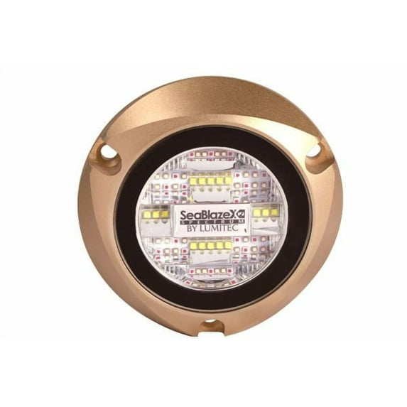 5" Bronze SeaBlaze X2 Series Surface Mount Underwater LED Light RGBW