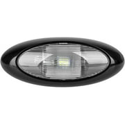 Lumitronics 12  Oval Surface Mount RV Porch Scare Light RV LED Lights, Black