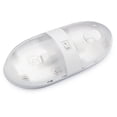 Lumitronics 12V Oval Double Optics Dome Light with On/Off Switch ...