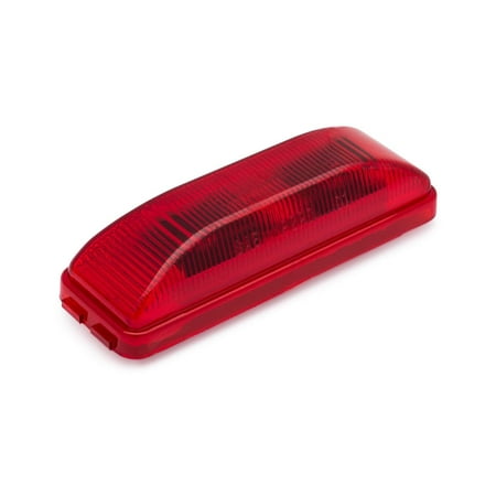 Lumitronics 19 Series Thin Line Sealed LED Trailer Light Kit RV Clearance Side Marker, Red