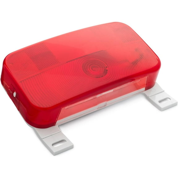 Lumitronics Surface Mount License Light Trailer Light Kit for RV, Camper, and Camping Trailer, White