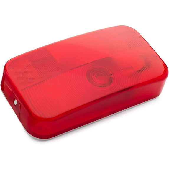 Lumitronics Surface Mount Tail Light Trailer Light Kit for RV, Camper, and Camping Trailer, White