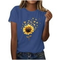 thumbnail image 1 of Lumivie Crop Tops For Women Loose Fit Sexy Workout Tshirts Shirts For Women Loose Fit Blouses For Women Business Casual Long Cotton T Shirts Women Multipack, 1 of 4