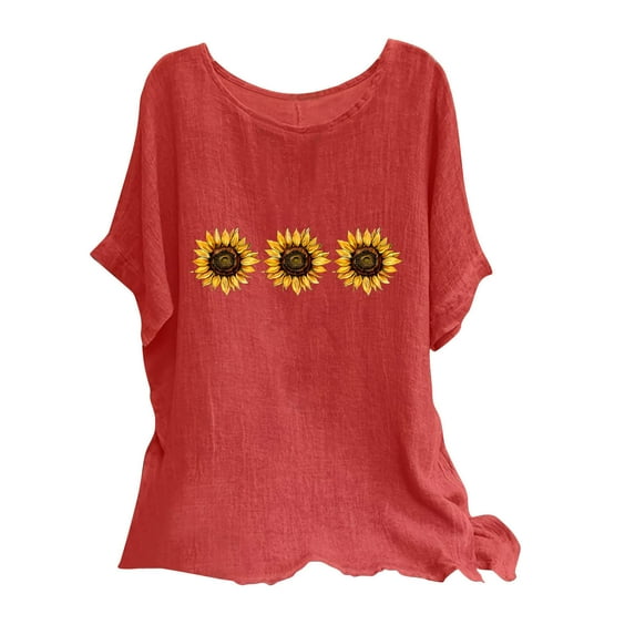 Lumivie Crop Tops For Women Trendy Loose Fit Cute Tshirts Shirts For Women Teachers Blouses For Women Business Professional Women'S T Shirts Cotton Summer