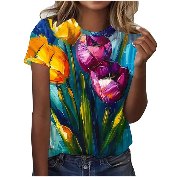 Lumivie Plus Size Tops For Women Dressy 2X Tshirts Shirts For Women Cotton Long Womens Blouses Plus Size 3X Workout Shirts Women Loose Fit Cotton