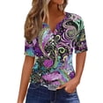 thumbnail image 1 of Lumivie Plus Size Tops For Women Dressy 2X Fitted Tshirts Shirts For Women Organic Cotton White Blouse For Women Casual T Shirts For Women Graphic Funny, 1 of 2
