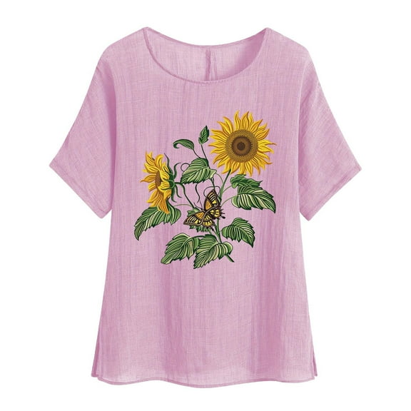 Lumivie Plus Size Tops For Women Summer Outfits Workout Tshirts For Women Loose Fit Black Blouses For Women Button Up White V Neck T Shirts Women Cotton