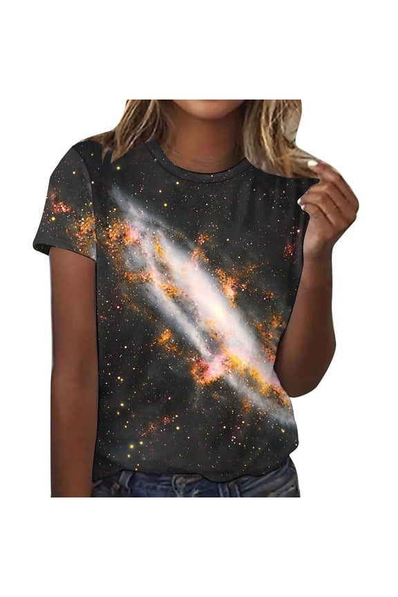 Summer Tops For Women Cotton Knit Tshirts Shirts For Women Graphic Beach Blouse Plus Size Elegant T Shirts For Women Trendy Plus Size