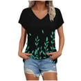 thumbnail image 1 of Lumivie Summer Tops For Women 2025 Vacation Dressy Fitted Tshirts Shirts For Women Organic Cotton White Blouse For Women Casual White T Shirts For Women Cotton Half Sleeve, 1 of 4