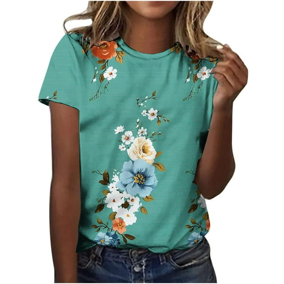 Lumivie Summer Tops For Women Cotton Knit White Tshirts Shirts For Women Workout Womens Blouses Dressy Casual Short Sleeve Oversized Workout Shirts For Women Cropped