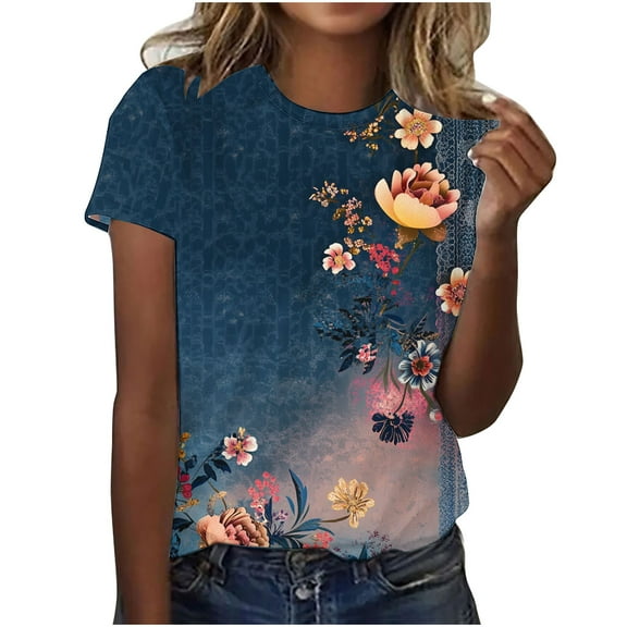 Lumivie Tube Tops For Women Summer Crop Fitted Tshirts Shirts For Women Organic Cotton Blouses For Women Casual T Shirts For Women Plus Size Pack