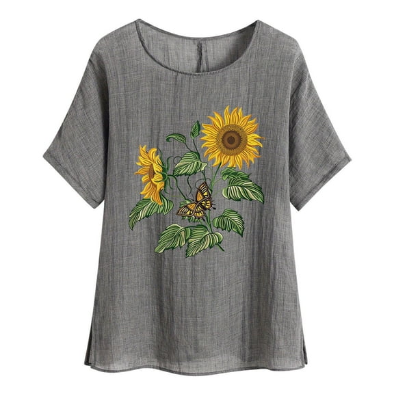 Lumivie Womens Summer Tops Sleeveless Floral Western Tshirts Shirts For Women Fringe White Sleeveless Button Up Blouse For Women Women'S T Shirts Plus Size Graphic