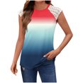 thumbnail image 1 of Lumivie Womens Tank Tops Athletic Cotton Dressy Short Sleeve Tshirts Shirts For Women Plus Size Blouses For Women 3Xl White V Neck T Shirts Women Petite, 1 of 5