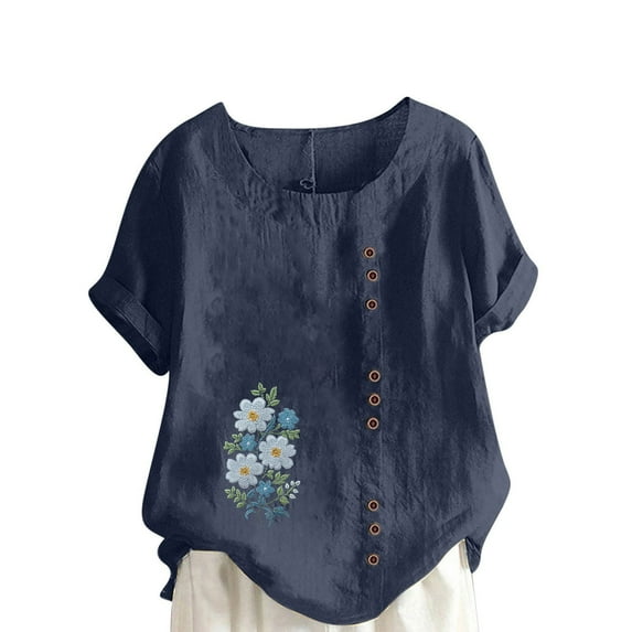 Lumivie Womens Tank Tops Fitted Long Length Western Tshirts Shirts For Women Cactus Short Sleeve Blouses For Women Casual Plain T Shirts For Women Pack Plus Size