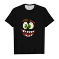 thumbnail image 1 of Lumivie Womens Tank Tops Plus Size Funny Tshirts Shirts For Women Plus Size Short Sleeve Cotton Button Down Blouses For Women T Shirts For Women Loose Fit Graphic Pack, 1 of 6