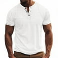 thumbnail image 1 of Lumivie Workout Muscle Shirts For Men Gym Halter Tank Tops For Men Multi Pack Summer Tshirts For Men Short Sleeve Button Down Blouses For Men Dressy Mens Fitted V Neck T Shirts Pack, 1 of 5
