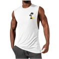 thumbnail image 1 of Lumivie Workout Muscle Shirts For Men Gym Off The Shoulder Tops For Men Short Sleeve Loose White Tshirts For Men Short Sleeve Blouses For Men Dressy Casual Cotton Cropped T Shirts For Men Square Neck, 1 of 5