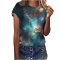 thumbnail image 1 of Lumivie Workout Tops For Women Built In Bra Set Tshirts Shirts For Women Graphic White Blouses For Women Dressy Casual Womens Plus Size Western Graphic T Shirts, 1 of 5