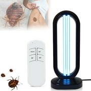 Lumivyx Haloclean UV-Multi-Function Haloclean, Cleans The Bedbugs and Provides Lighting, Spaces up to 430 Square, for Home School  With Button, Prevents Remote Loss And Uselessness Black,1pc