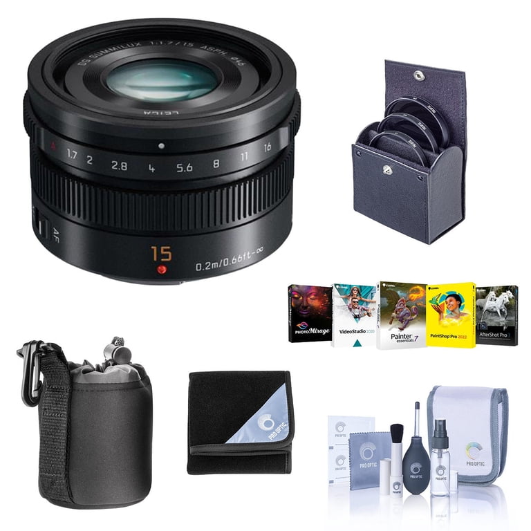 Lumix G Leica DG Summilux 15mm f/1.7 Asph Lens for Micro