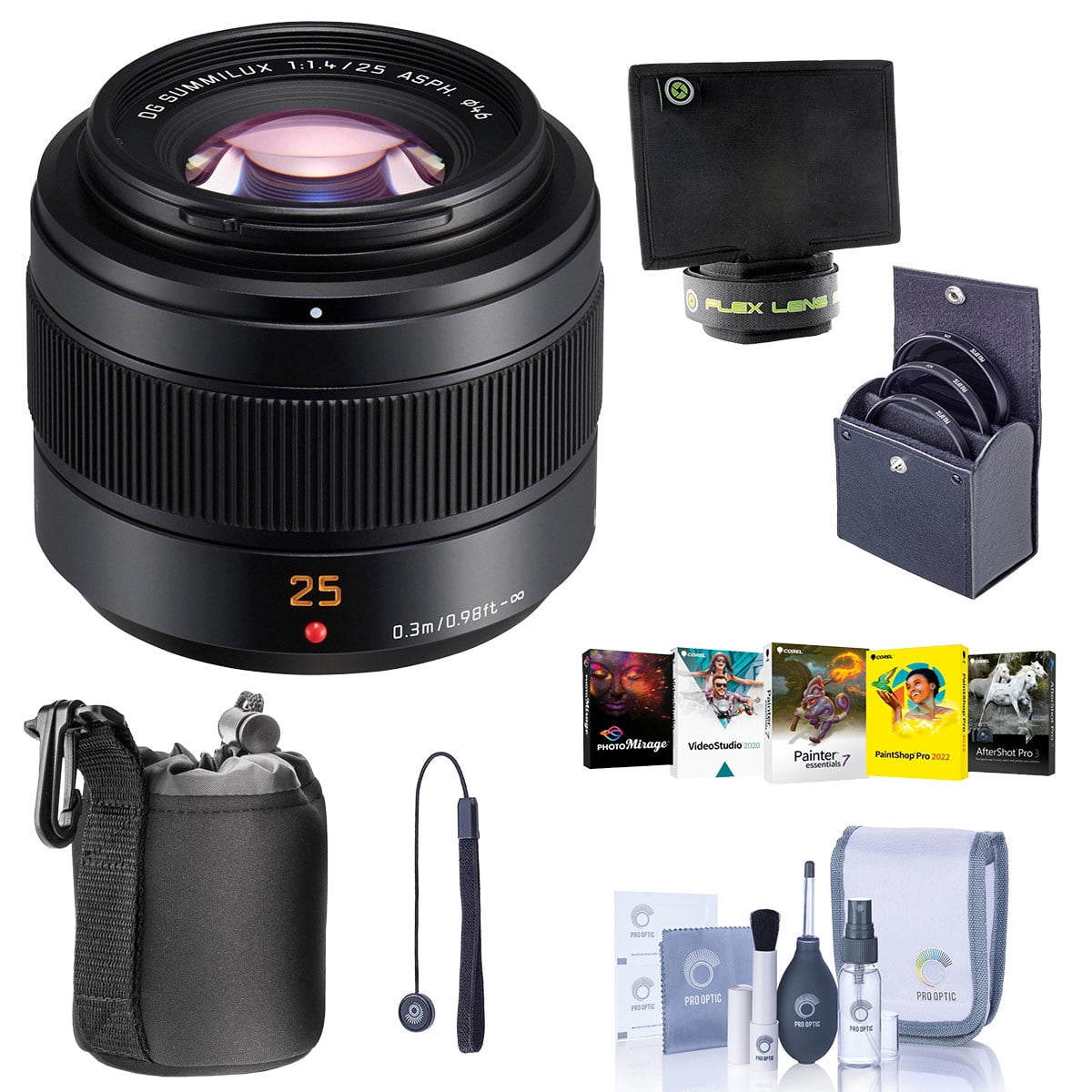 Panasonic Lumix G Leica DG Summilux II 25mm f/1.4 Aspherical Lens 