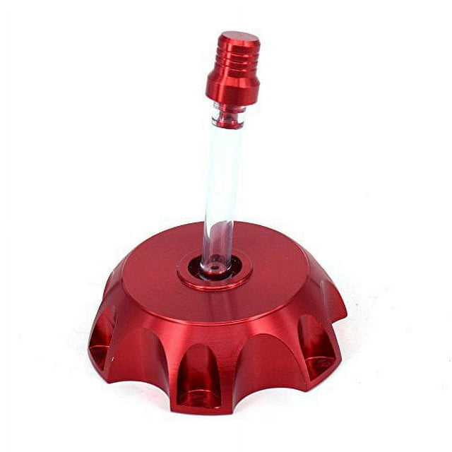 Lumix GC 49mm Billet CNC Gas Fuel Cap Red For 50cc Honda CRF50 XR50 ...