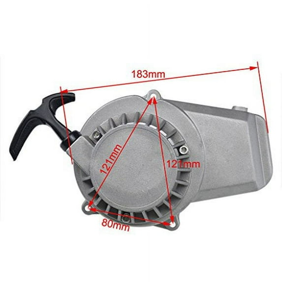 Lumix GC Aluminum Pull Start Recoil Starter Rewind For 47cc 49cc Mini Pocket Bikes Atv Quad Dirt Bikes