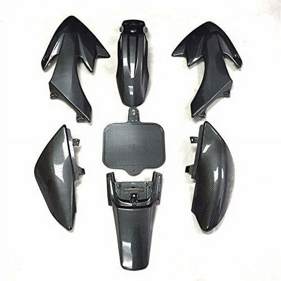 Lumix GC Carbon Plastic Fairing Body Work Kit For 50cc Honda CRF50 XR50 Dirt Pit Bikes