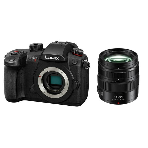 Panasonic LUMIX GH5II Mirrorless Digital Camera with Panasonic LUMIX G X Vario 12-35mm F/2.8 II Aspherical Power O.I.S. Lens for MFT