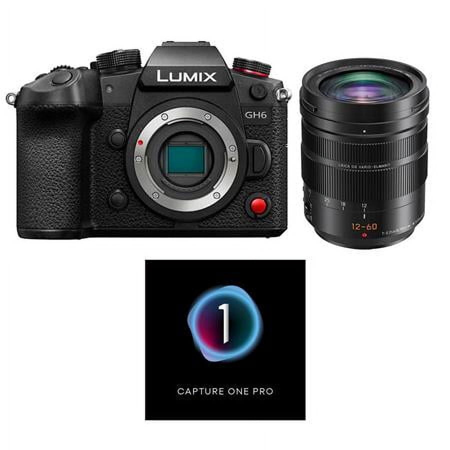 Lumix GH6 Mirrorless Camera with Lumix G Leica DG Vario-Elmarit 12