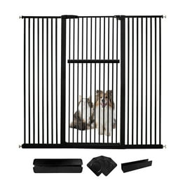 Command Pet Auto Close Dog and Other Animal Gateway Pressure Mounted Black 29 37 x 29.5 Walmart