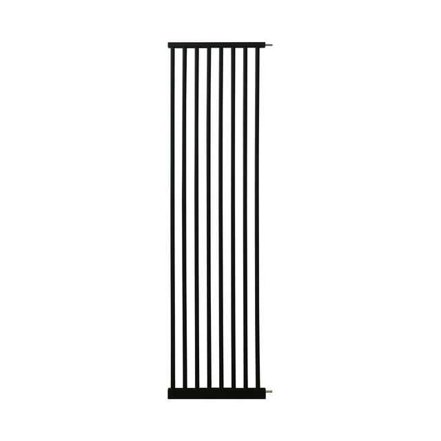 Lumizone Extra Tall Pet Gate 61.02" High Pressure Mounted 16.73" Wide Extension kit (9 Sizes) 1.37" Gap for Cat Dog Stairs Doorway Hallway No Drilling No Climb Auto-Close (Black, 16.73"/42.5cm)
