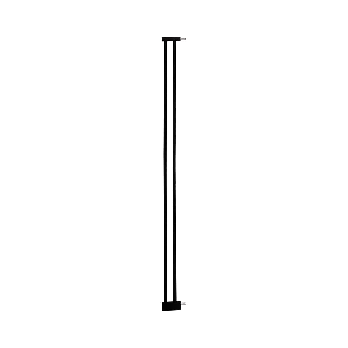 Lumizone Extra Tall Black Metal Pet Gate Extension Kit