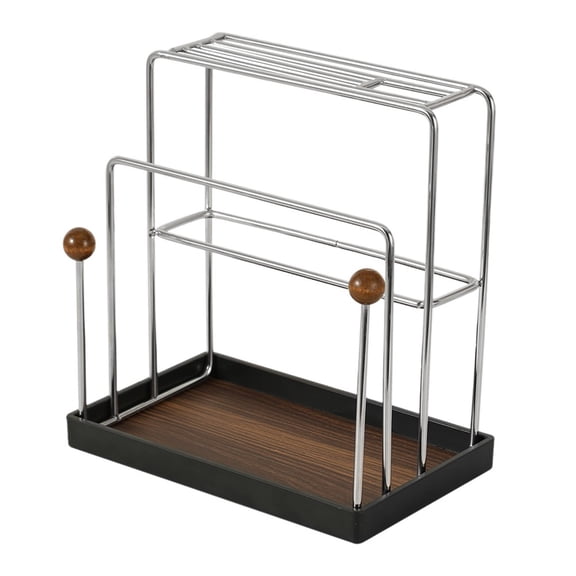 Lumkix Cutting Board Organizer-Kitchen Cutting Board Holder Stand for Pan,
