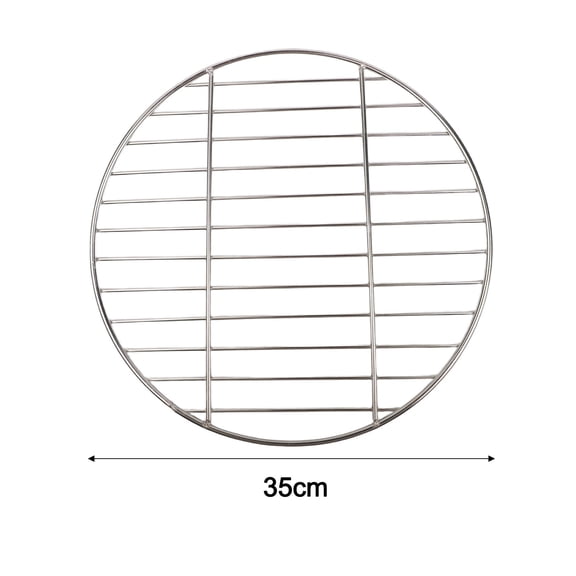 Lumkix Heavy Duty Stainless Steel Round Grate for Meat Pressing and Steaming Pots
