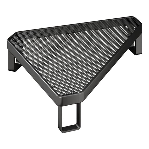 Lumkix Iron Art Triangular Pot Rack for Kitchen Corner Space Saving Stove top Organizer