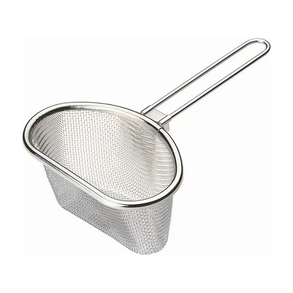 Lumkix Stainless Steel Mesh Strainer 30X14X3Cm for Commercial Or Home Kitchen Use
