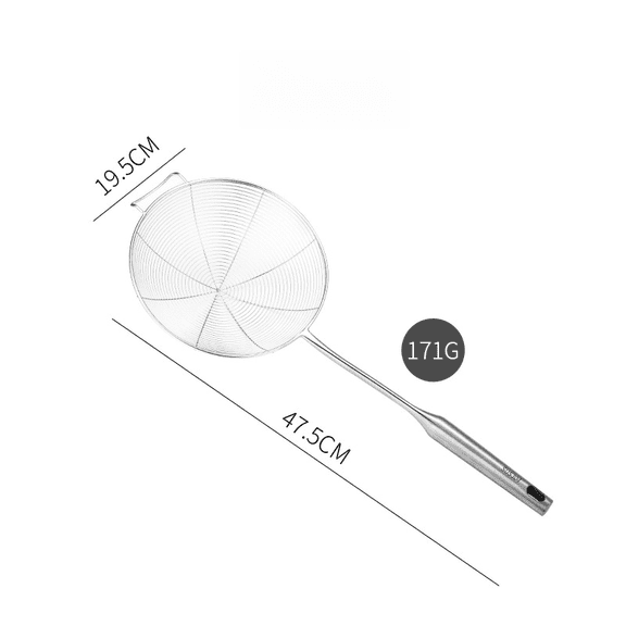 Lumkix Stainless Steel Spider-Skimmer, Professional Kitchen Pasta Asian Strainer Spoon