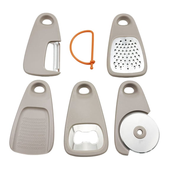 Lumkix for Small Kitchens Versatile Gadget Set Cooking tools Bridal Shower Gifts 5-Piece Kitchen tools Set Comfortable Grip Gadgets